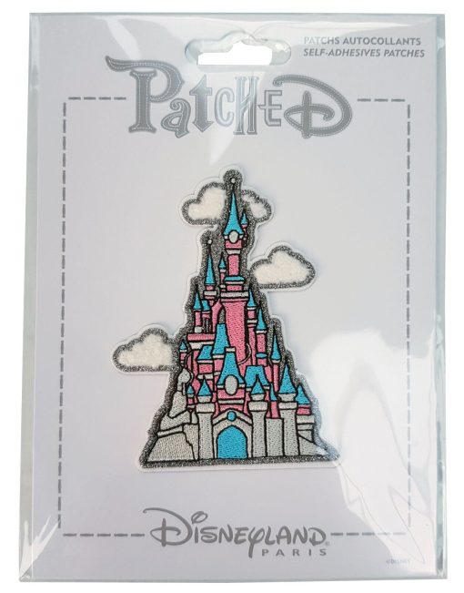 Disneyland Paris Castle Patched Sleeping Beauty Fabric Clothing Patch