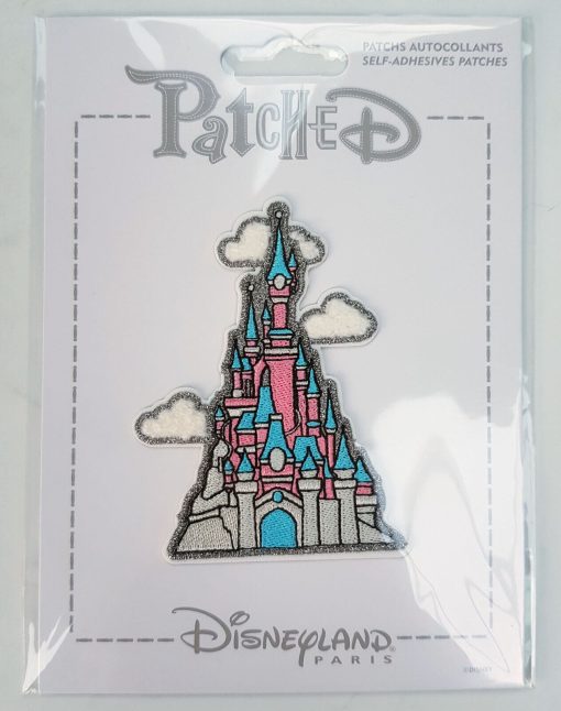 Disneyland Paris Castle Patched Sleeping Beauty Fabric Clothing Patch