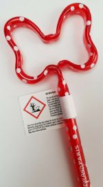 Disneyland Paris Disney Red Polka Dot Minnie Mouse Bow 3D Shaped Pen