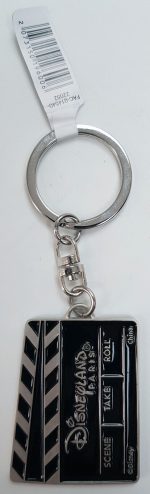 Disneyland Paris Disney Studios Clapper Board Keyring