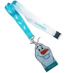 Disneyland Paris Frozen Olaf Pin Trading Lanyard & Wallet