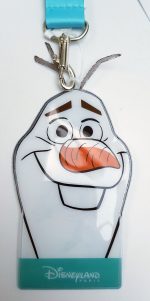 Disneyland Paris Frozen Olaf Pin Trading Lanyard & Wallet