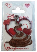 Disneyland Paris Jungle Book Kaa Valentines Day Pin Trading Badge