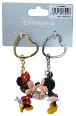 Disneyland Paris Mickey & Minnie Mouse 3D Keyrings