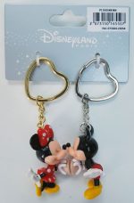 Disneyland Paris Mickey & Minnie Mouse 3D Keyrings