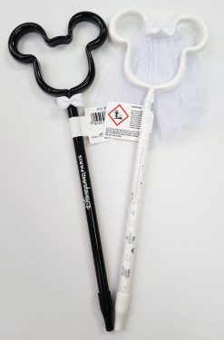 Disneyland Paris Mickey & Minnie Mouse Head Bride & Groom 3D Shaped Pens
