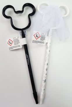 Disneyland Paris Mickey & Minnie Mouse Head Bride & Groom 3D Shaped Pens