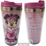 Disneyland Paris Minnie Mouse Mornings Aren't Pretty Travel Mug With Lid