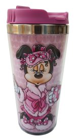 Disneyland Paris Minnie Mouse Mornings Aren't Pretty Travel Mug With Lid
