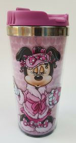 Disneyland Paris Minnie Mouse Mornings Aren't Pretty Travel Mug With Lid
