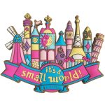Disneyland Paris Park Attraction It's A Small World Fridge Magnet