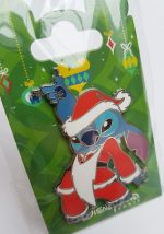 Disneyland Paris Stitch In Santa Costume Christmas Pin Trading Badge