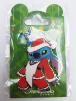 Disneyland Paris Stitch In Santa Costume Christmas Pin Trading Badge