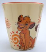 Disneyland Paris The Lion King Simba Plastic Drinking Tumbler Beaker Cup