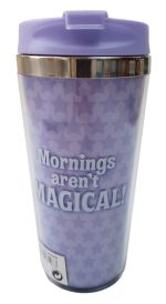 Disneyland Paris Tinker Bell Mornings Aren't Magical Travel Mug With Lid