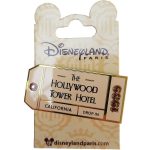 Disneyland Paris Tower Of Terror Luggage Tag Pin Trading Badge