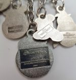 Disneyland Paris Winnie The Pooh & Friends Faces Charm Keyring