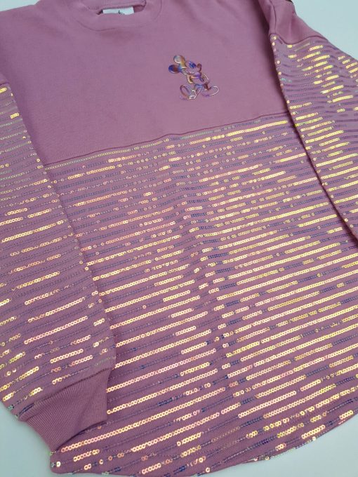Disneyland Resort Pink Sequin Earidescent Spirit Jersey Adults XS
