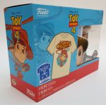 Funko Pop Toy Story 4 Sheriff Woody Vinyl Figure #522 & T-Shirt X-Large XL
