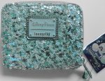 Loungefly Disney Parks Frozen Arendelle Purse Aqua Sequin Wallet