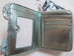 Loungefly Disney Parks Frozen Arendelle Purse Aqua Sequin Wallet