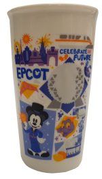 Starbucks Disney World Epcot Ceramic Travel Mug Tumbler 12oz With Splash Guard Lid