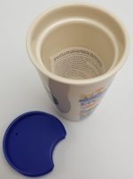 Starbucks Disney World Epcot Ceramic Travel Mug Tumbler 12oz With Splash Guard Lid