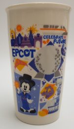 Starbucks Disney World Epcot Ceramic Travel Mug Tumbler 12oz With Splash Guard Lid