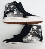Vans Disney Mickey Mouse Plane Crazy Sk8-Hi Top Trainers Adult UK Size 6.5