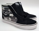 Vans Disney Mickey Mouse Plane Crazy Sk8-Hi Top Trainers Adult UK Size 6.5