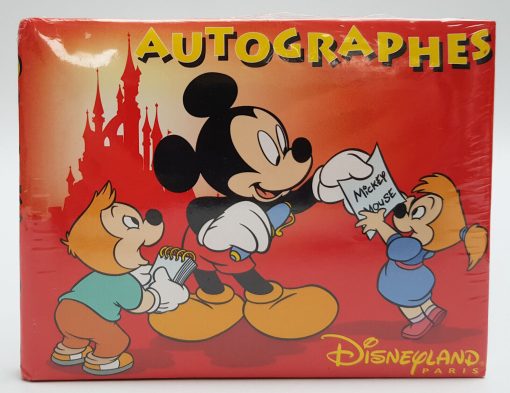 Vintage Disneyland Paris Autograph Book
