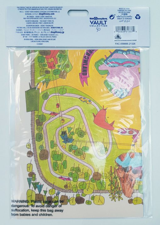 Walt Disney World Park Magic Kingdom Map 50th Anniversary Vault - Shop ...