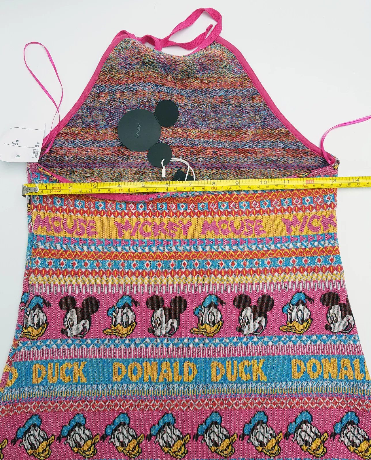 Zara Disney Mickey Mouse & Friends Short Stretch Knit Halterneck Bodycon Dress - Image 19