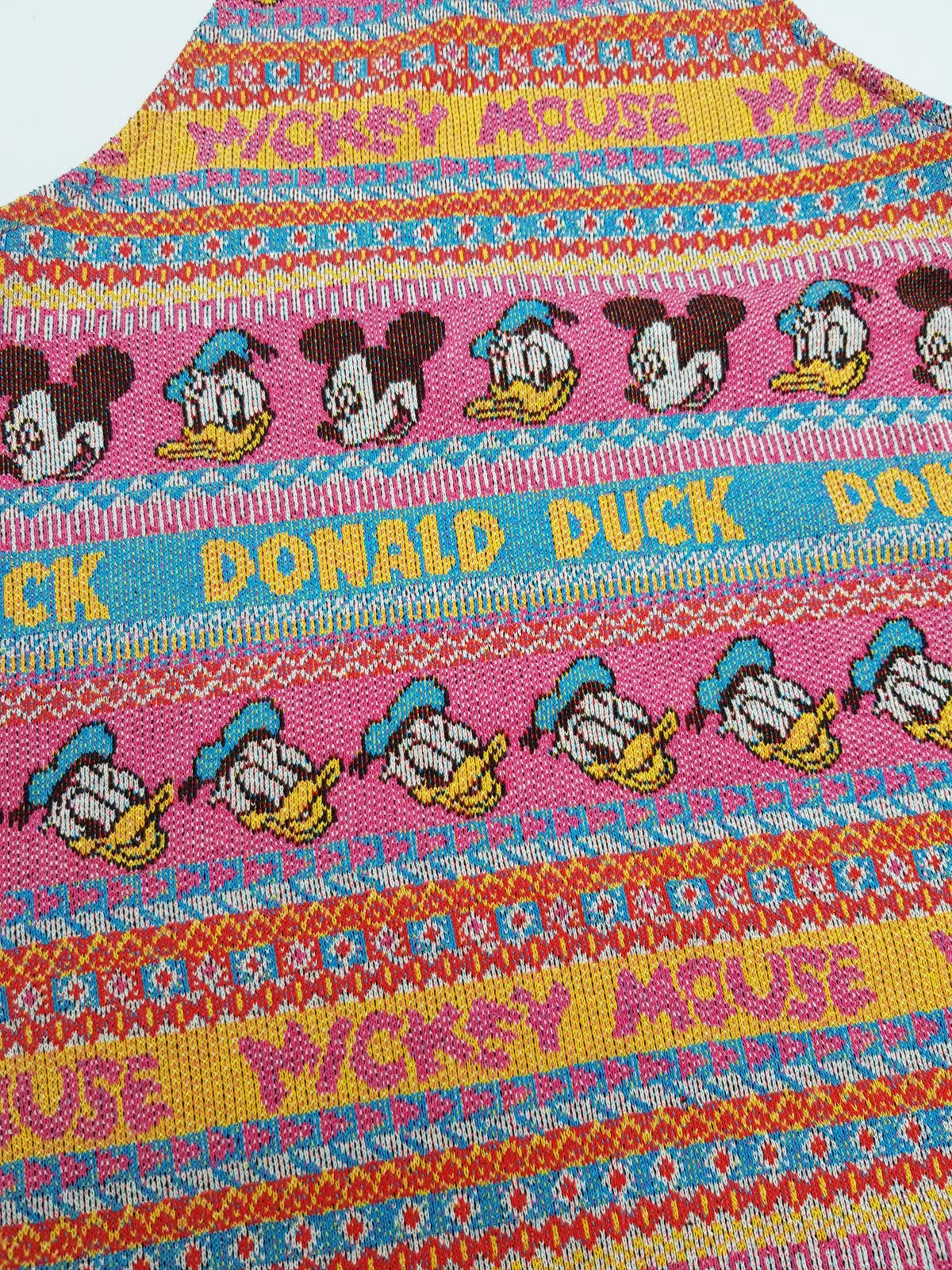 Zara Disney Mickey Mouse & Friends Short Stretch Knit Halterneck Bodycon Dress - Image 6