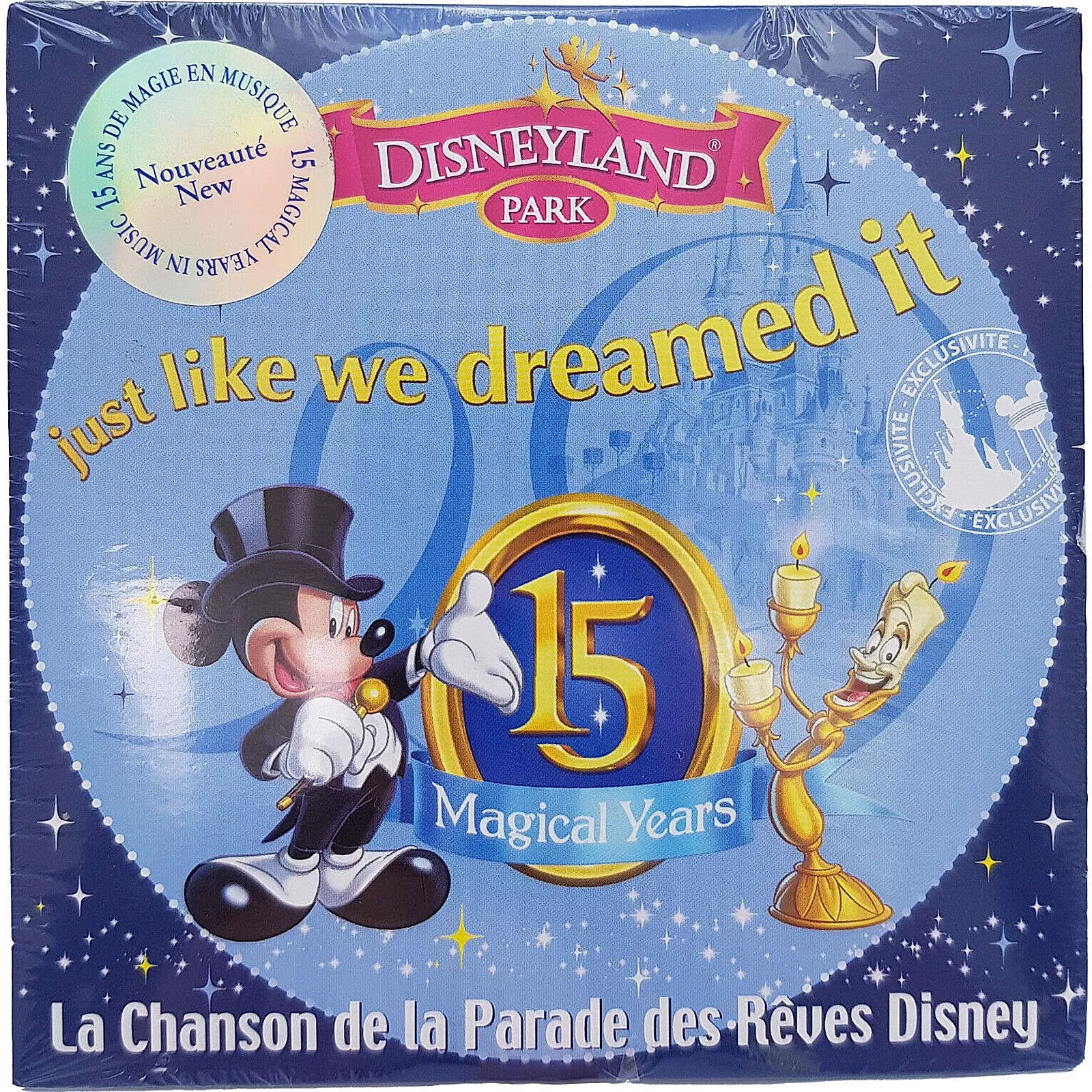 Disneyland Paris 15 Magical Years Parade Music CD Just Like We