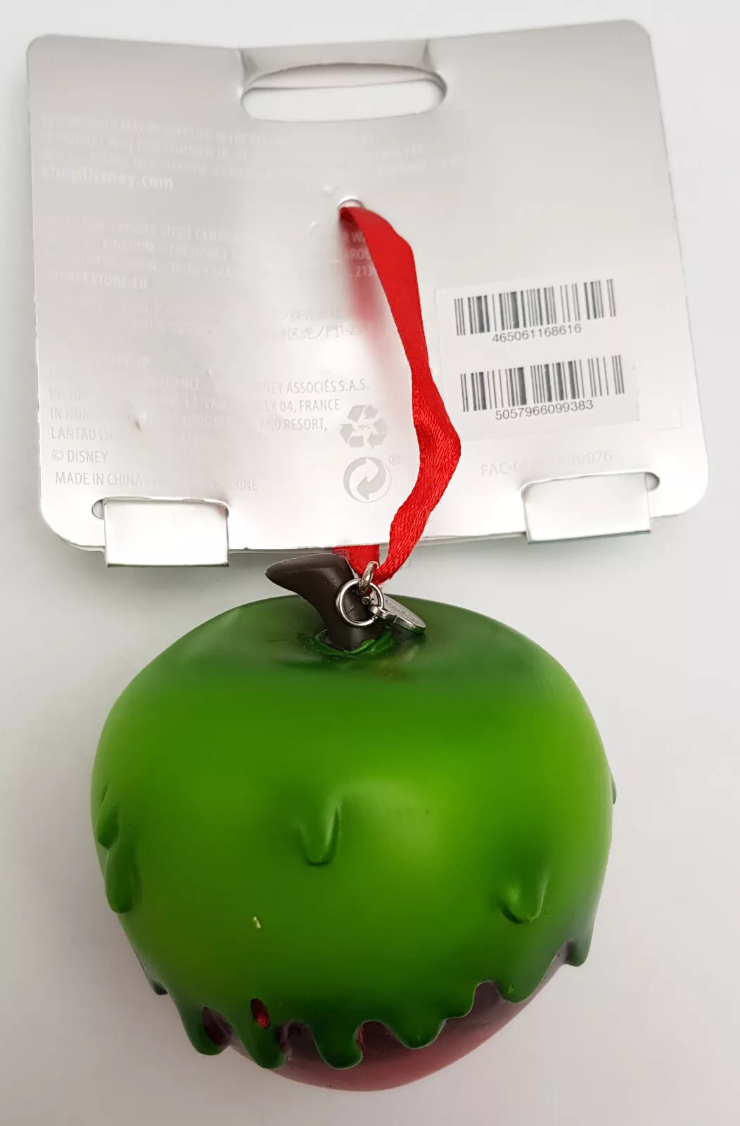 Disney Store Snow White & The Seven Dwarfs Poison Apple Christmas Tree Decoration - Image 3