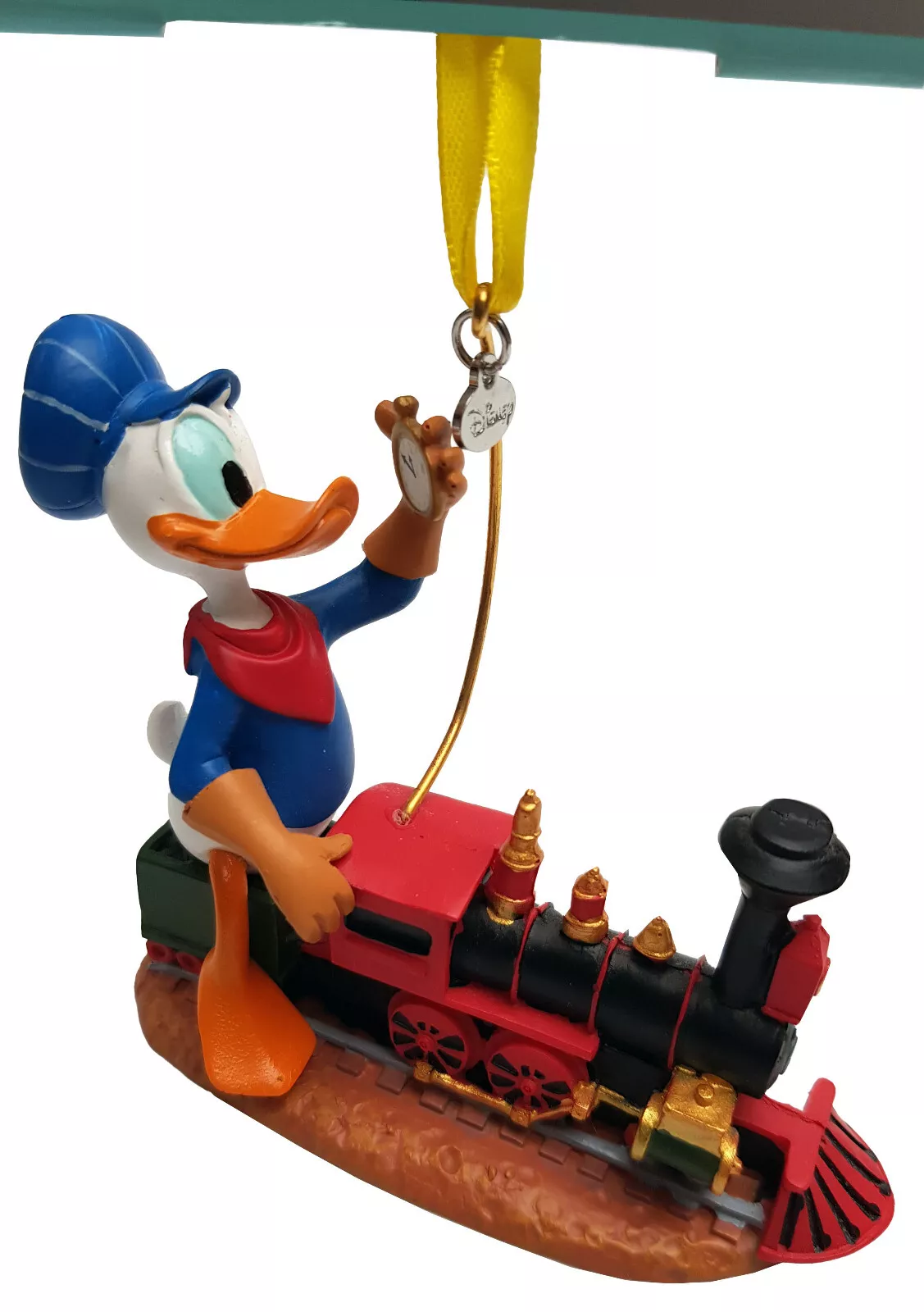 Disney Store Donald Duck Steam Train Driver Christmas Tree Decoration - Image 2