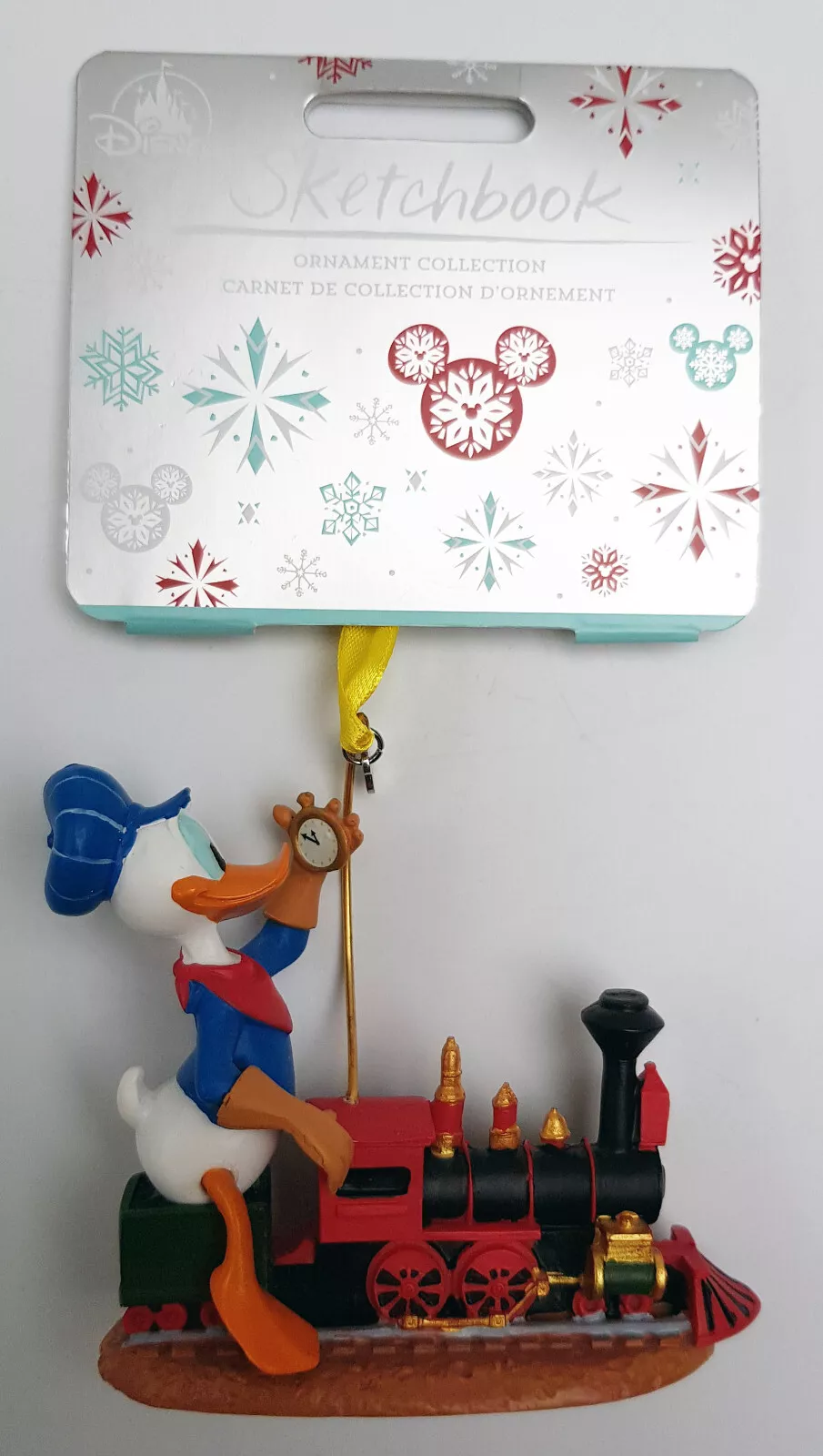 Disney Store Donald Duck Steam Train Driver Christmas Tree Decoration - Image 3