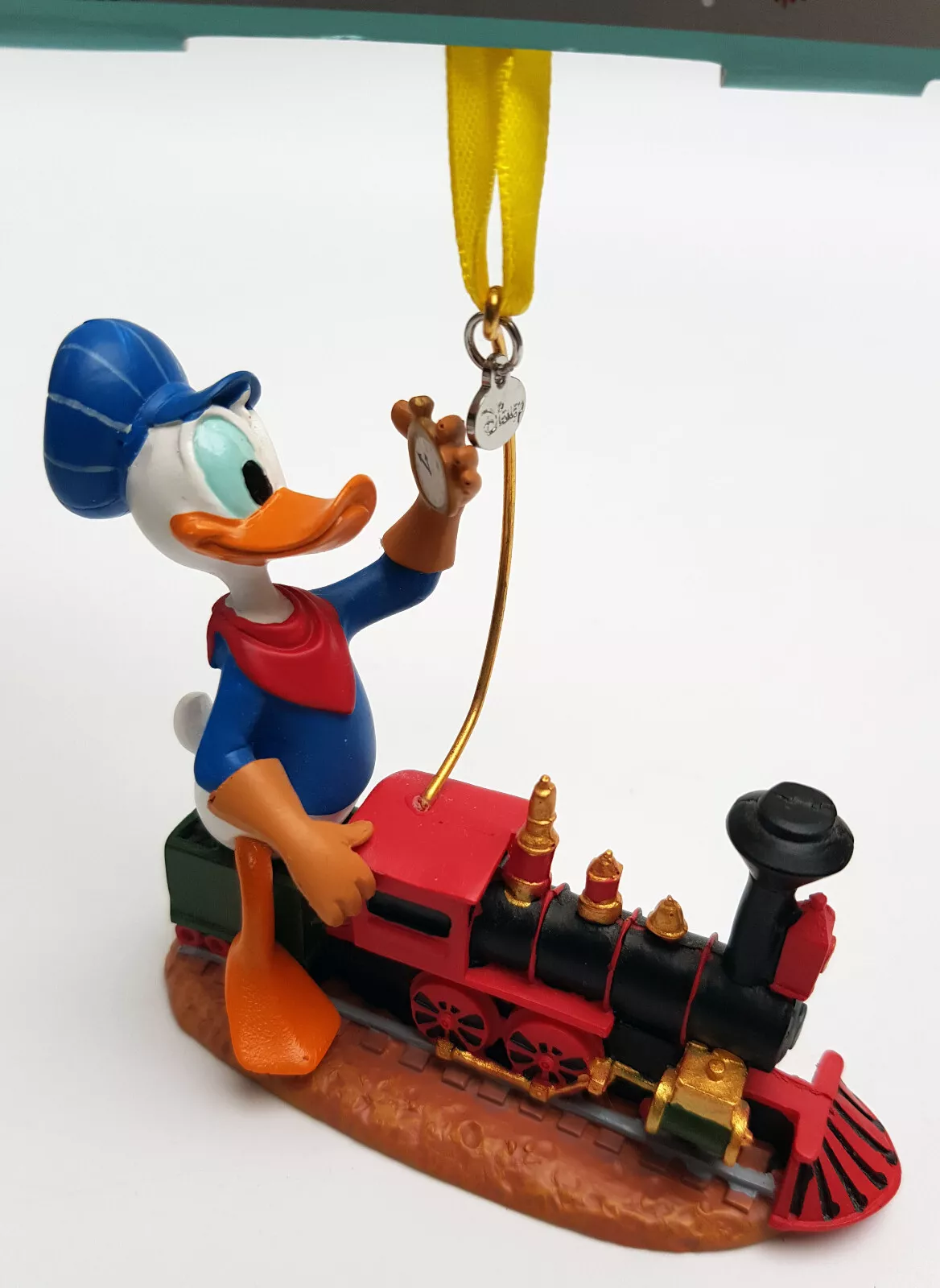 Disney Store Donald Duck Steam Train Driver Christmas Tree Decoration - Image 6