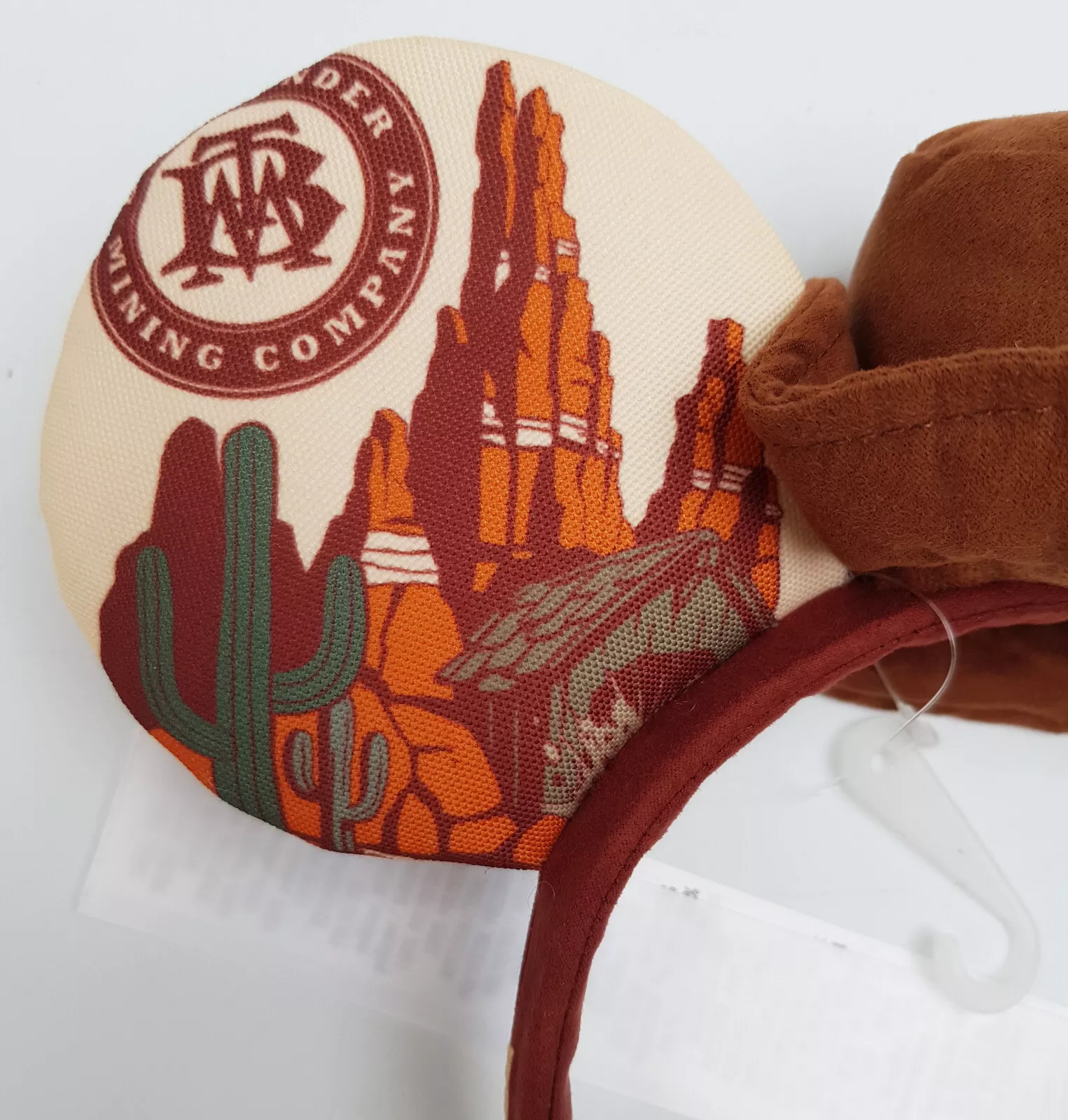 Disney Minnie Ears Headband -Main Attraction - Big Thunder Mountain Railroad NEW DISNEY EARS HEADBAND MINNIE MOUSE CHESHIRE CAT FROM  main image 2