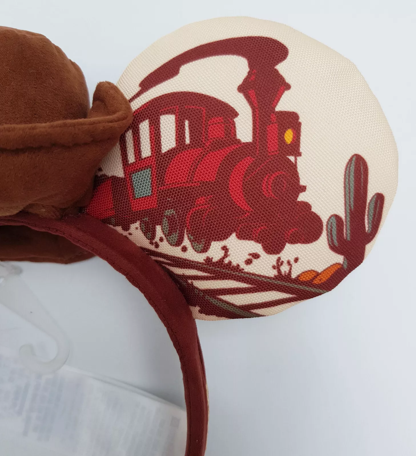 Disney Minnie Ears Headband -Main Attraction - Big Thunder Mountain Railroad NEW DISNEY EARS HEADBAND MINNIE MOUSE CHESHIRE CAT FROM  main image 3