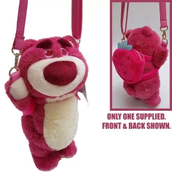 Disneyland Paris Lotso With Strawberry Soft Plush Crossbody Bag