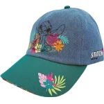 Disneyland_Paris_Stitch_Baseball_Hat_Cap_Blue_Denim_Tropical_Adults_Disney_Parks-1
