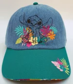 Disneyland_Paris_Stitch_Baseball_Hat_Cap_Blue_Denim_Tropical_Adults_Disney_Parks-2