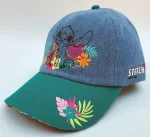 Disneyland_Paris_Stitch_Baseball_Hat_Cap_Blue_Denim_Tropical_Adults_Disney_Parks-3
