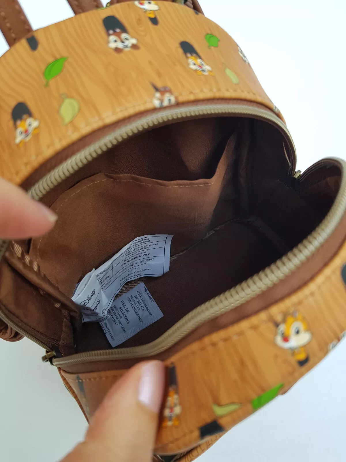 Loungefly Hot Topic Disney Chip N Dale Mini Backpack Bag - Image 14