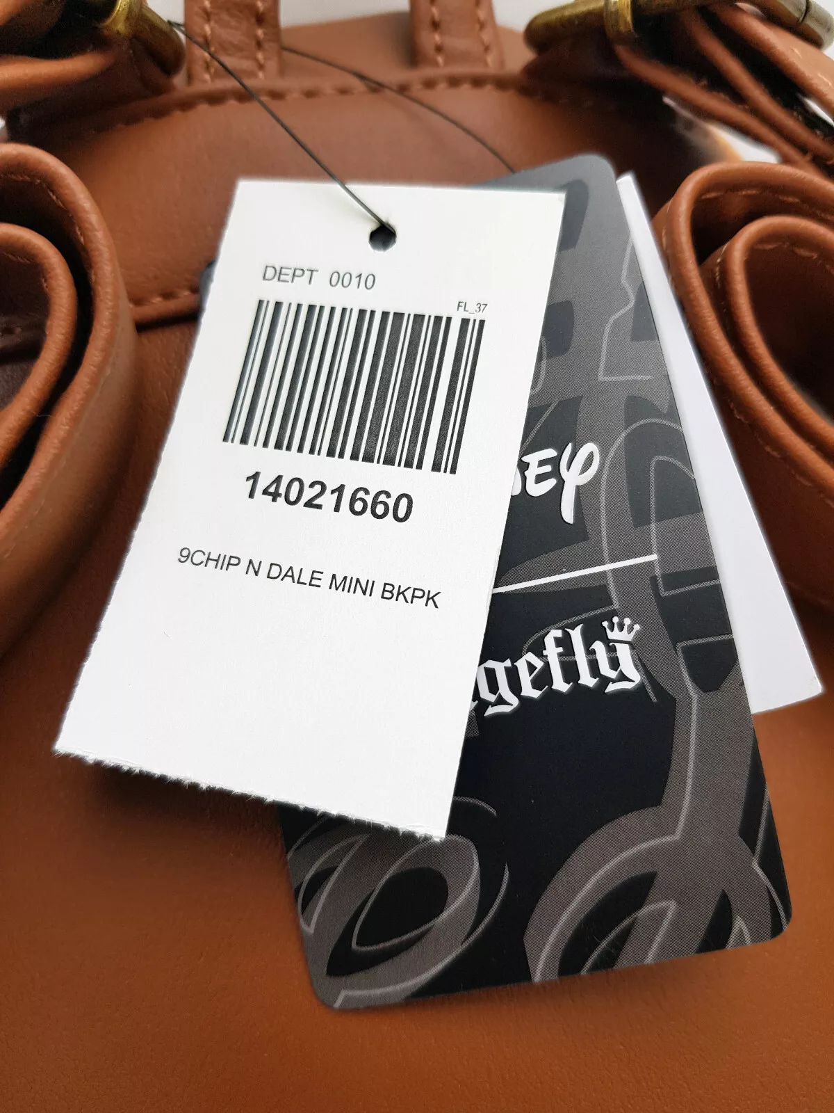 Loungefly Hot Topic Disney Chip N Dale Mini Backpack Bag - Image 8