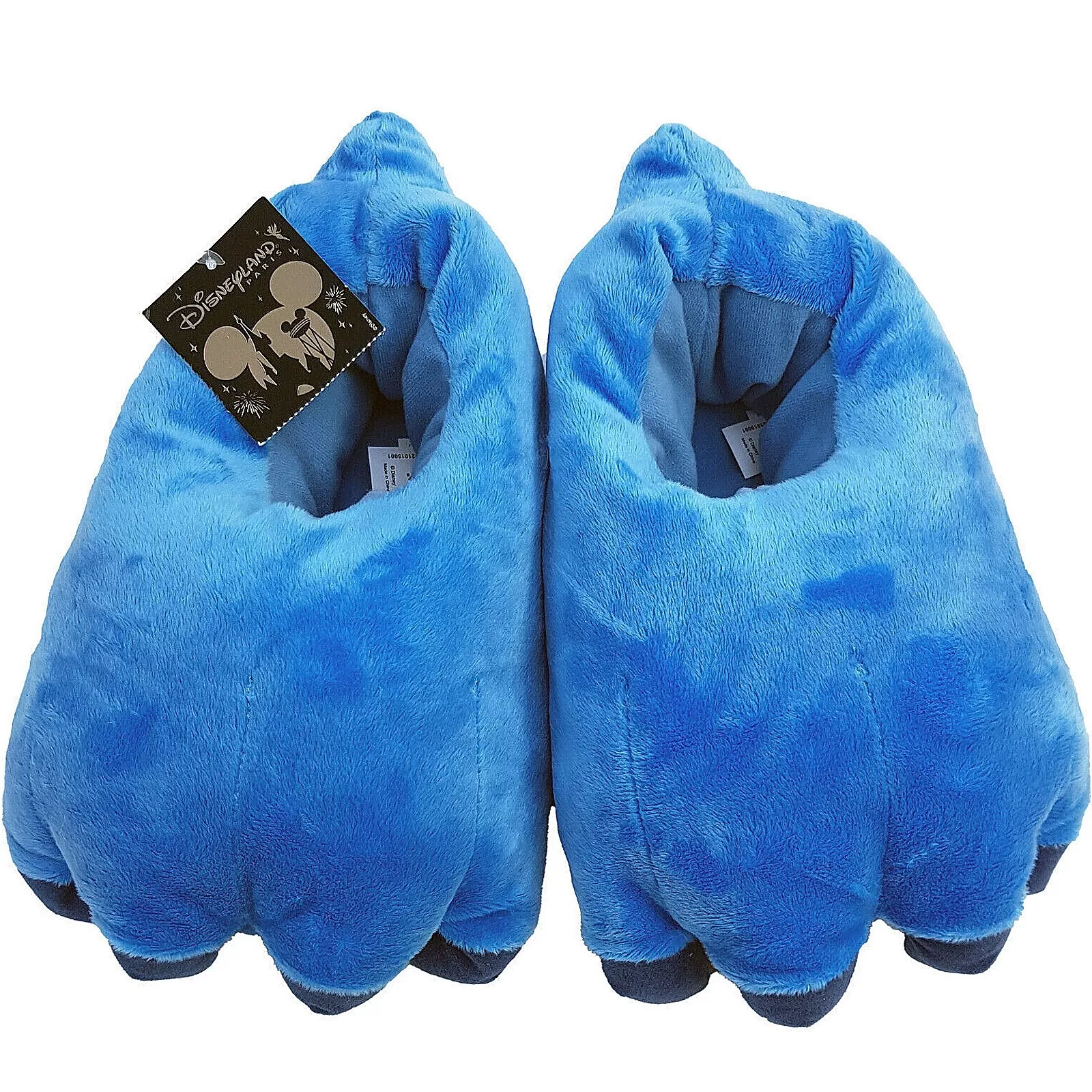 Disneyland Paris Stitch Feet Soft Plush Slippers Kids UK 1-3 / EU 34-36