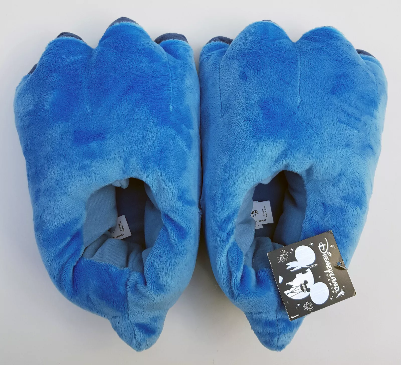 Disneyland Paris Stitch Feet Soft Plush Slippers Kids UK 1-3 / EU 34-36 - Image 8