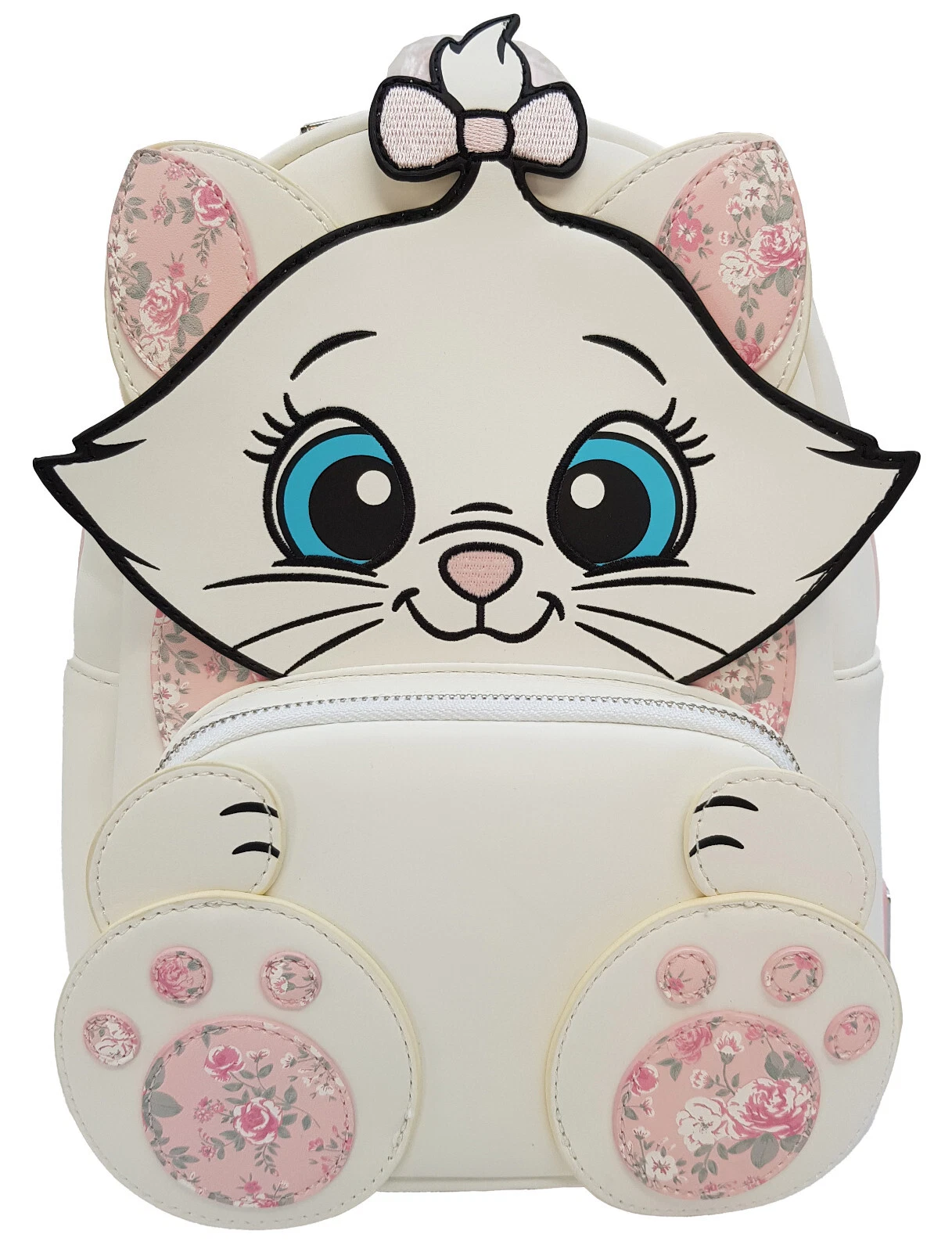 Loungefly Disney Aristocats Marie Floral Footsy Mini Backpack Bag